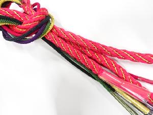 未使用品　正絹　手組帯締め